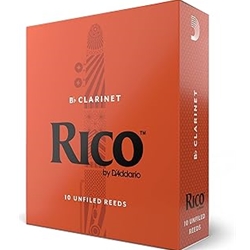 D'Addario Woodw RCA1025 Reed, Clarinet, Rico 2.5 (Box of 10)
